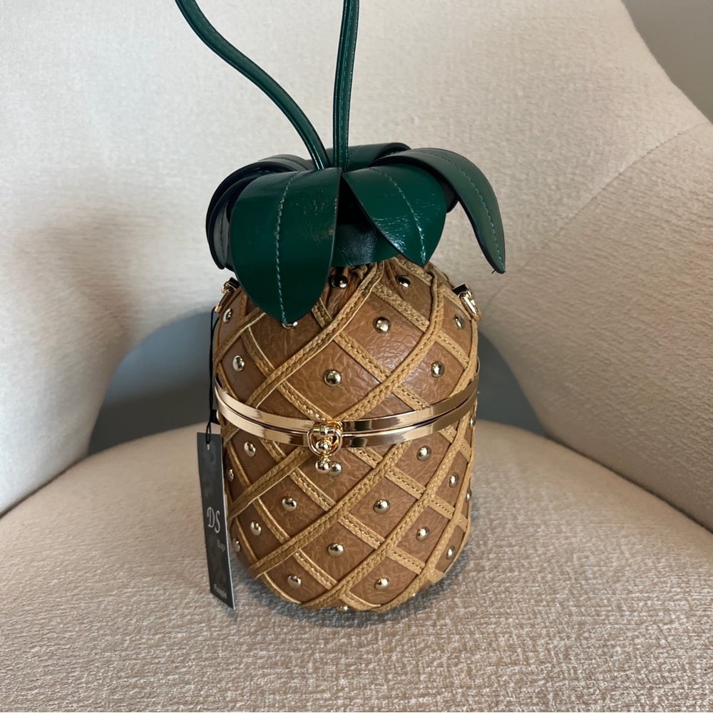 DS Bag Pineapple Crossbody or Wristlet NWT